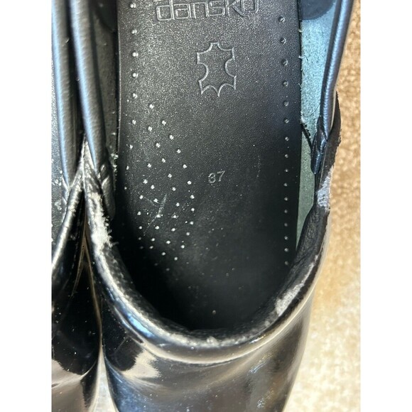Dansko Shoes Women's Size (37) 6.5 Black Professional Clogs Shoes - Picture 7 of 12